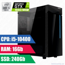 Oyun komputeri GIGABYTE RGB i7-10700-16GB,240SSD+2TB-GTX1660Super6GB